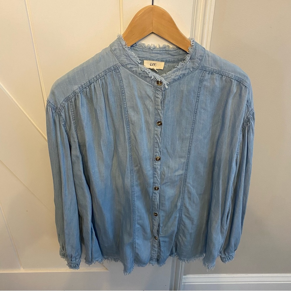 NWT OTT Denim Top